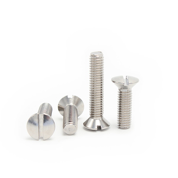 Countersunk slotted raised head screws -1