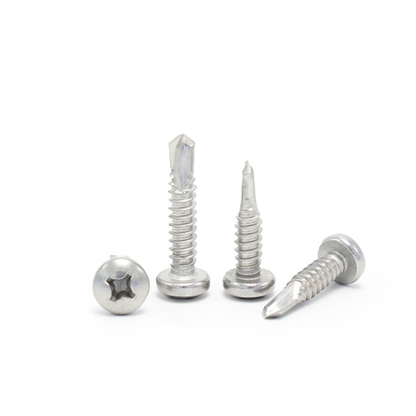 Cross recessed round head self-drilling and tapping screws -3
