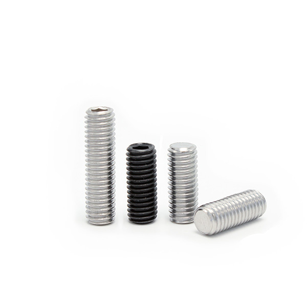 Hexagon socket set screws with flat point -1