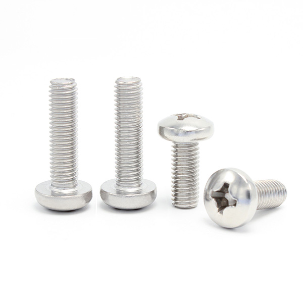 Pan head screws with cross recess -1