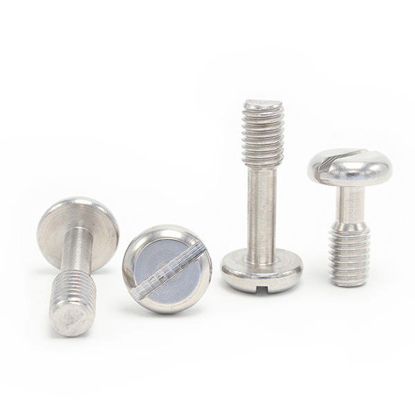Slotted pan head screws with waisted shank -1