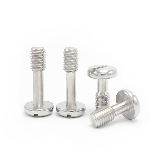 Slotted pan head screws with waisted shank -3