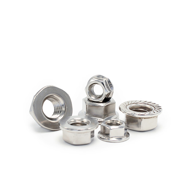 Hexagon nuts with flange -1