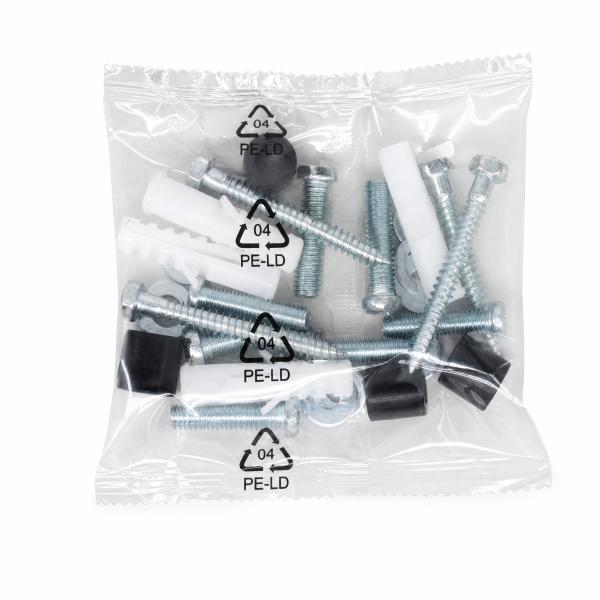 Printed hardware packaging bag